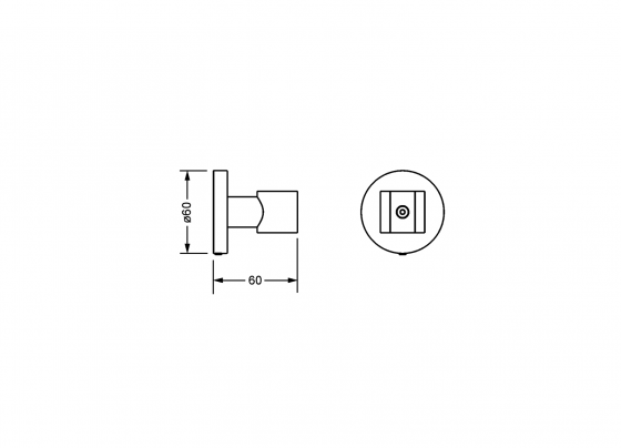 Настенный держатель ручного душа JOERGER Exalновинка 632.13.270.000 - Вид №1