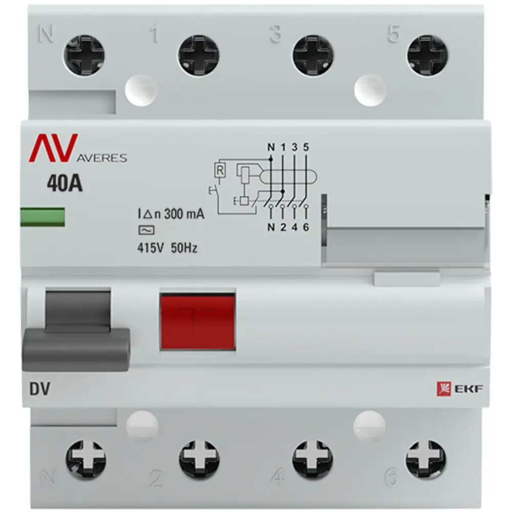 УЗО EKF Averes 4P - защита сети и электробезопасность 84579905 STLM-0052263 - Вид №2
