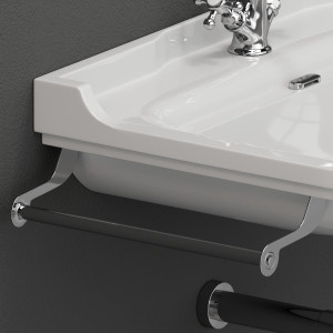 740890 Полотенцедержатель боковой 40 см для умывальников Waldorf, цвет Хромированный Kerasan Waldorf Италия