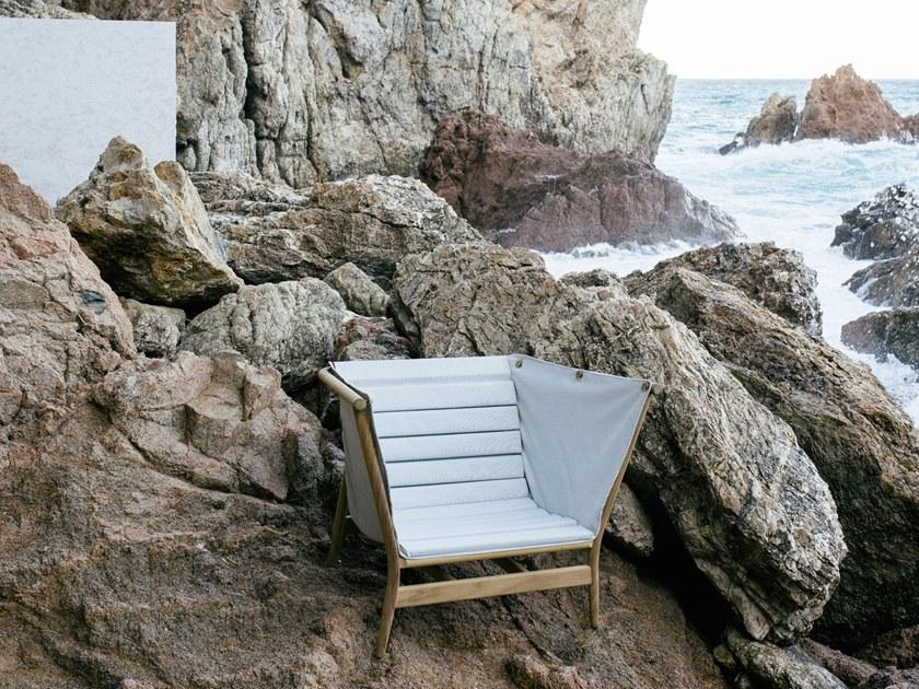 calma Садовое кресло из ткани с подлокотниками Marea sun-id-1491703 - Вид №4