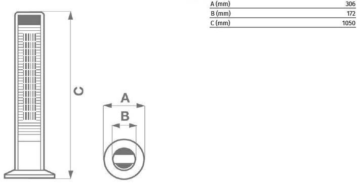 Vortice Напольный вентилятор Ariante tower 63015 - Вид №1