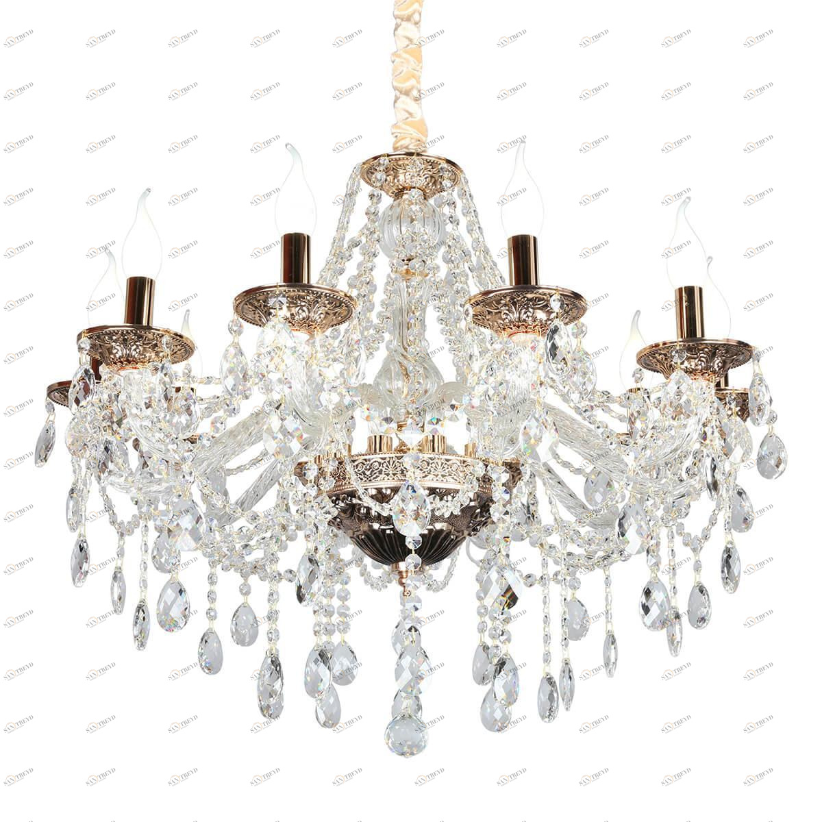 Подвесная люстра Omnilux Gadoni OML-74803-10 OMNILUX ДИЗАЙНЕРСКИЕ, GADONI 181809 Золотой 