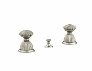 033422.C00.62 Комплект биде с тремя отверстиями Сатин никель