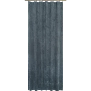 Штора на ленте «Вельвет» 140x260 см однотон цвет синий