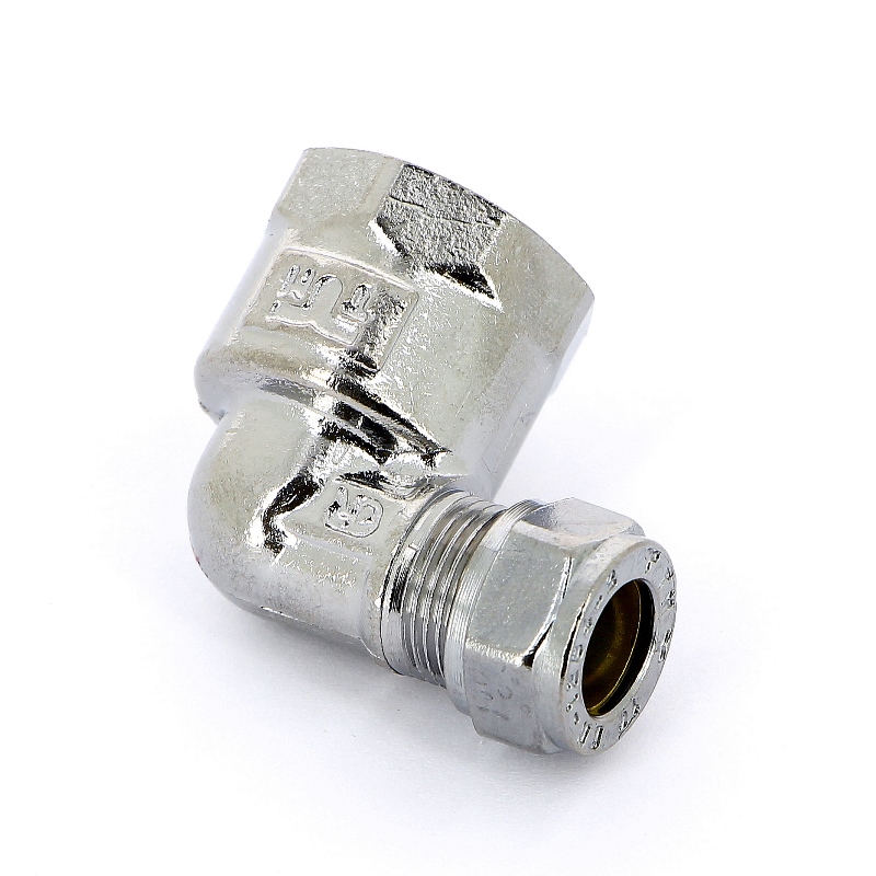 Угол обжим-В хромированный TIEMME 10х1/2" 1130052 - Вид №3