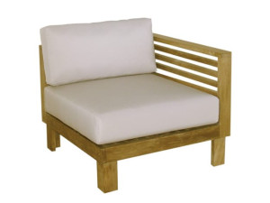 Деревянный модульный садовый диван