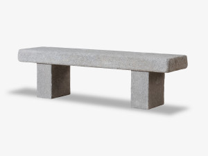 Садовая скамейка из пеперино