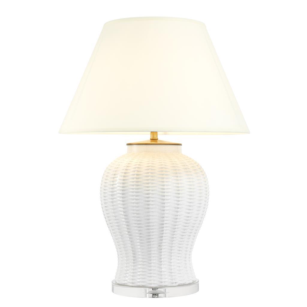 Настольная лампа Fort Meyers от Eichholtz 110849 EICHHOLTZ ВАЗА 062096 Белый  - Вид №1