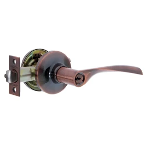 Ручка-защёлка межкомнатная Apecs 8023-01-AC, латунь/цинк, цвет медь, 2 шт.