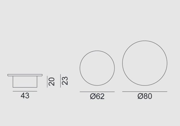 Круглый садовый столик Gervasoni Gervasoni Outdoor ARCH-00106842 - Вид №20
