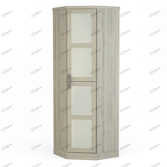 Шкаф угловой распашной беленый дуб "Парма" DREAMLINE ПАРМА 175348 Белый