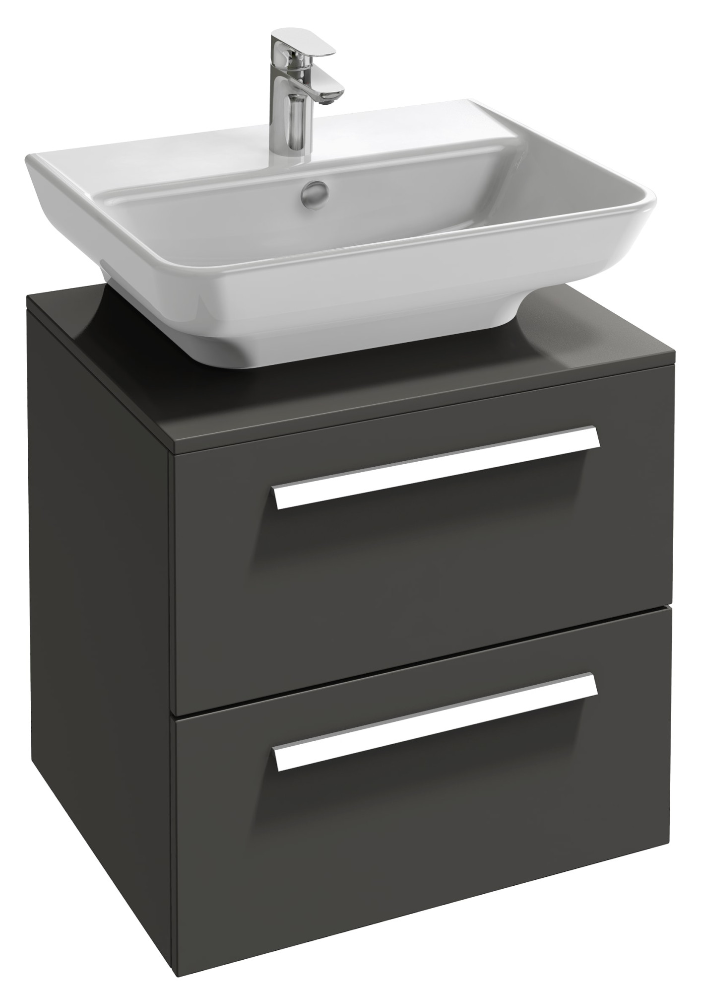 EB1385-N18 Тумба под умывальник, 2 ящика JACOB DELAFON STRUKTURA