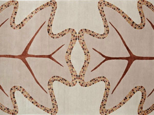 Прямоугольный ковер ручной работы