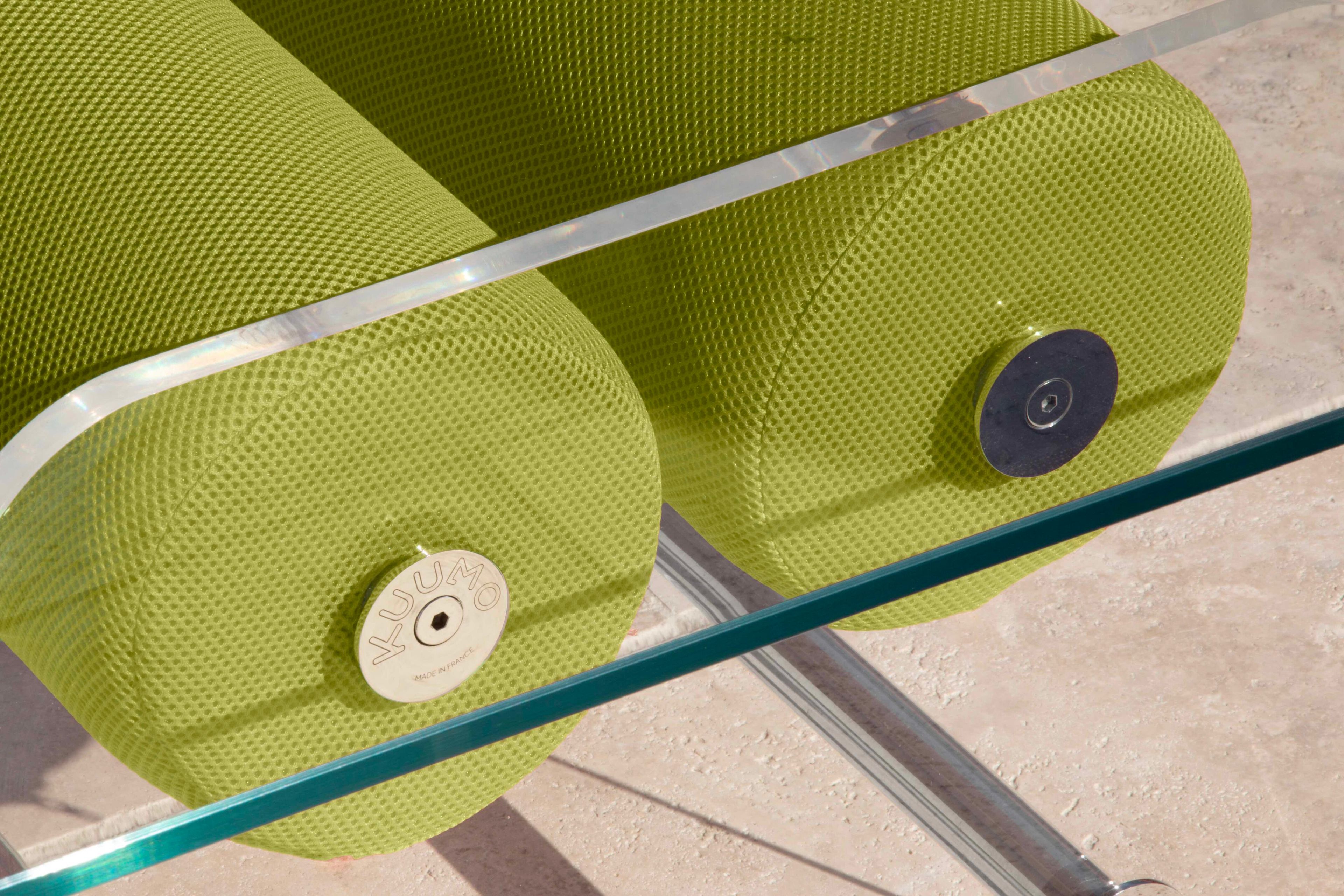 Квадратный стол из ПММА и стекла KUUMO COFFEE TABLE XL MW OLIVE ARCH-00036852 - Вид №2