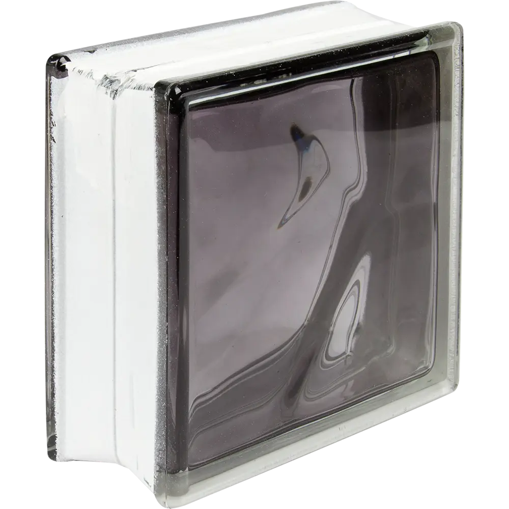 Стеклоблок Богема Волна цвет чёрный 13470706 STLM-2003771 VITRABLOCK 