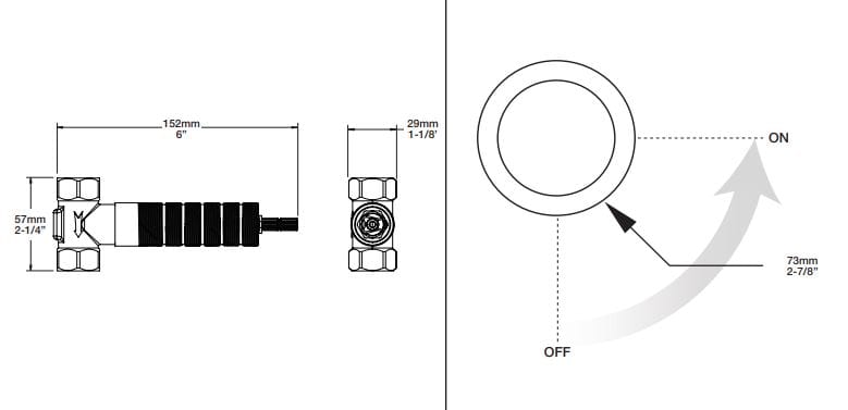 Термостатический набор для душа с душем BARIL PRO-3000-19 ARCH-00084370 - Вид №3