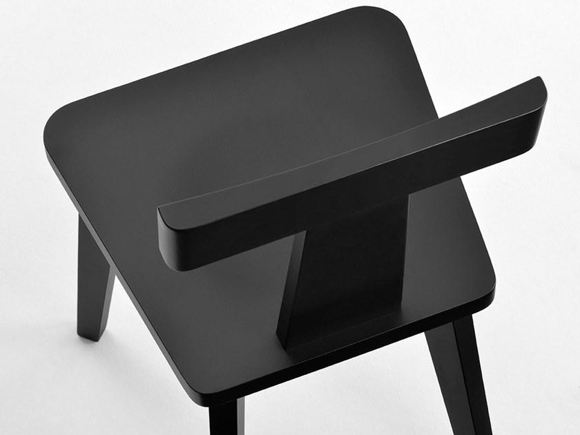 SIPA Стул из лакированного дерева T-coffee sun-id-1454178 - Вид №4