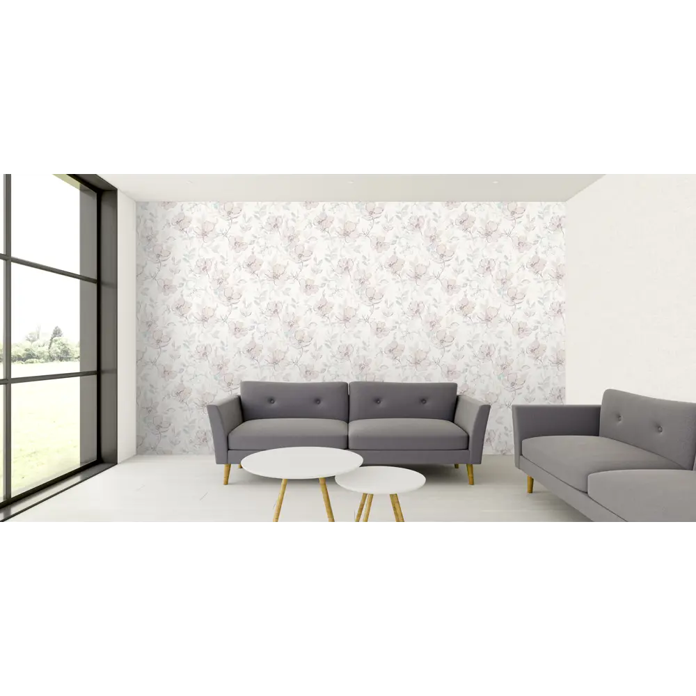 Обои флизелиновые Startdeco Саманта бежевые 1.06 м 889332 STLM-2122677 - Вид №3