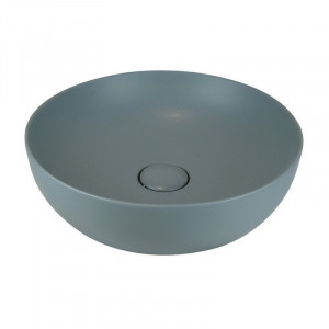 L615T0R0V0116 Раковина накладная ELITE ROUND M 450х450х140 мм без перелива Серый матовый
