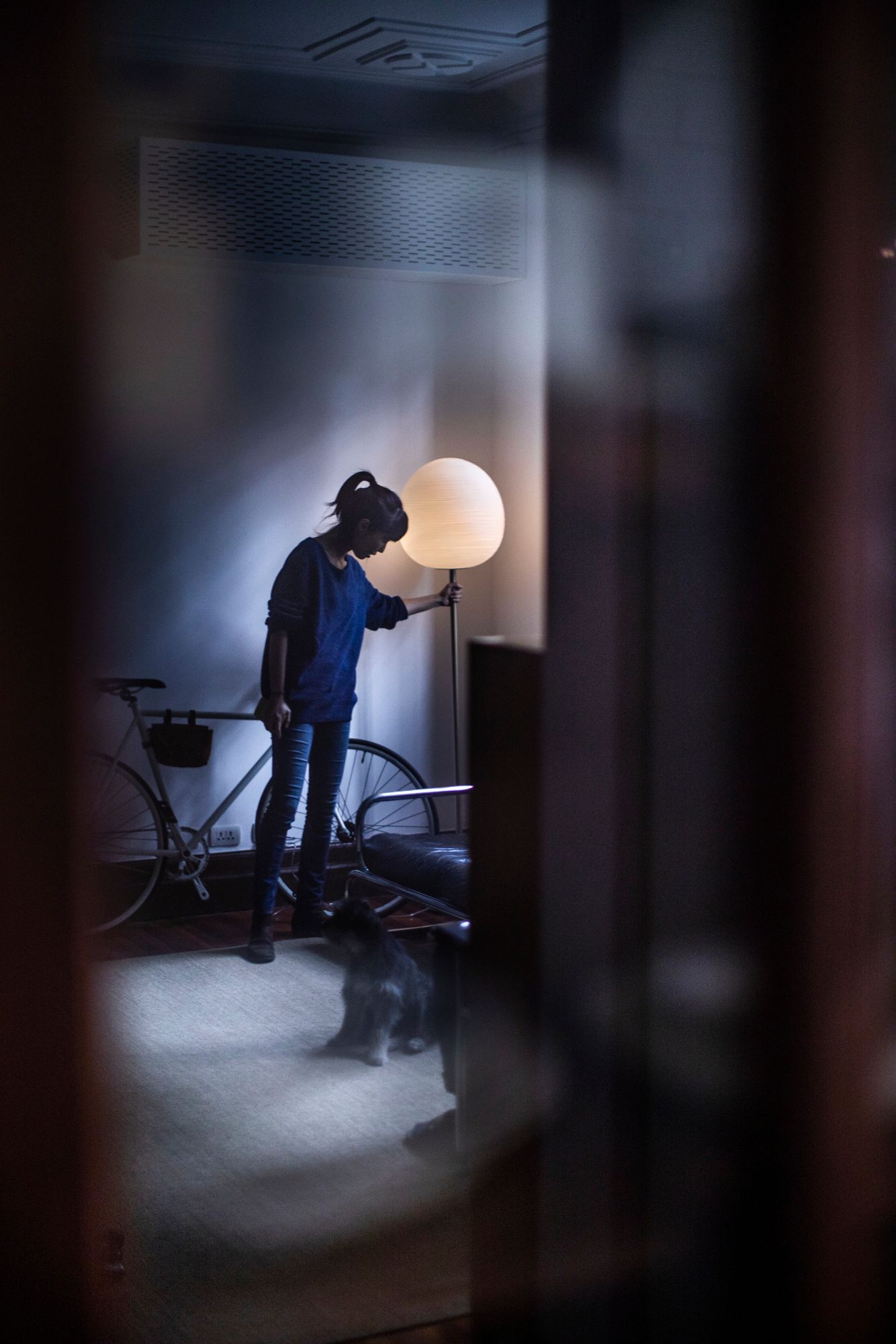 Напольная лампа из дутого стекла Foscarini Rituals ARCH-00036644 - Вид №5