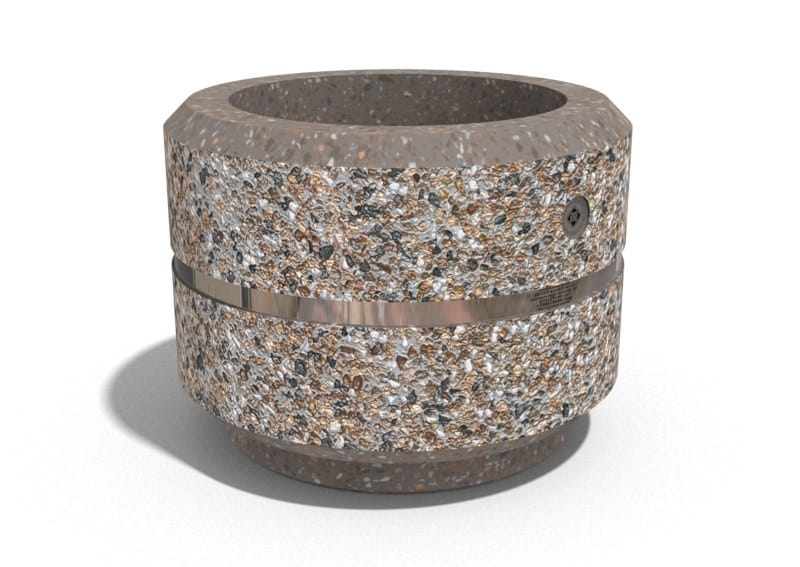 Бетонный круглый низкий плантатор ENCHO ENCHEV - ETE 19/23 ARCH-00048483 - Вид №20