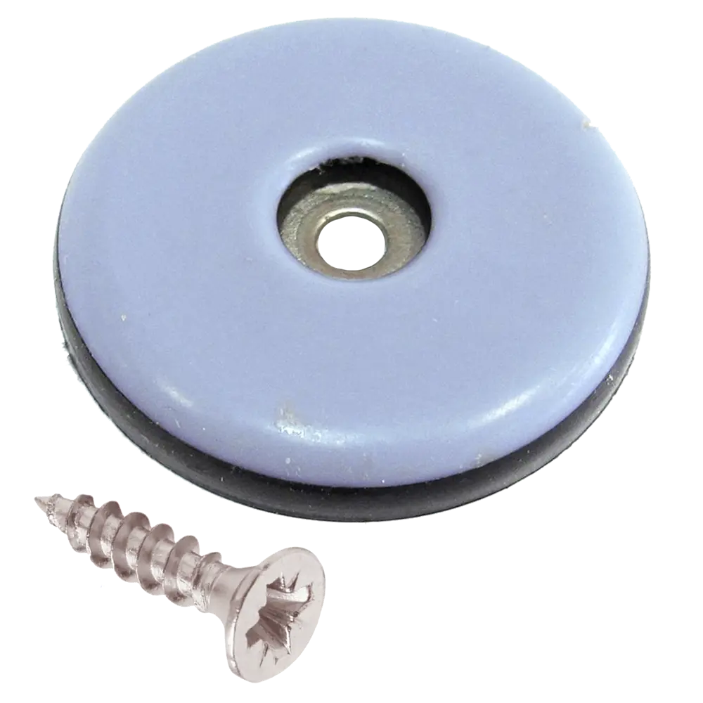 Подпятник мебельный скользящий с шурупом D22 мм 86383543 STLM-2204511 FIX-O-MOLL 
