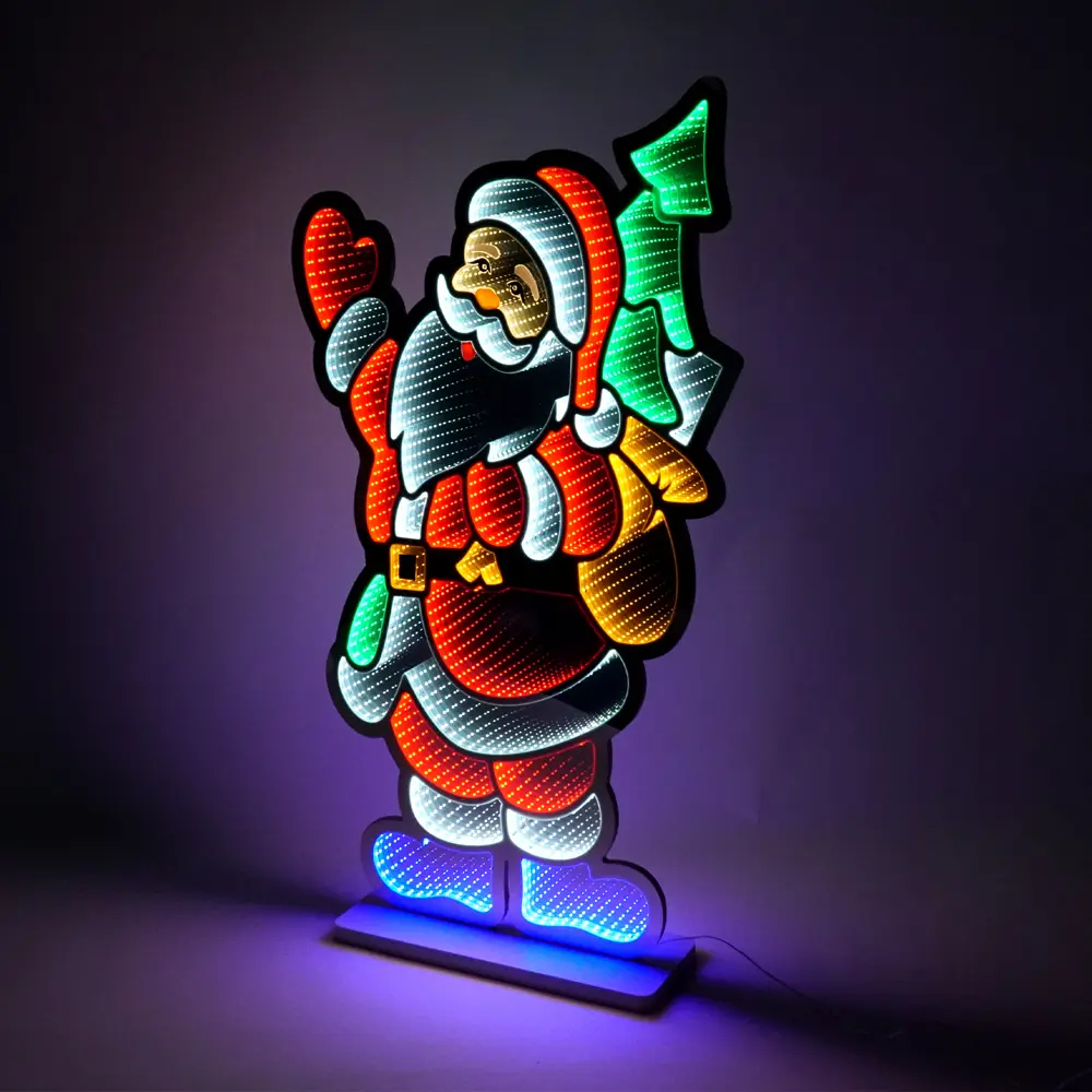 Фигура Санта для дома 881 светодиод 120 см цвет серебристый KREAFORTA STLM-2129745