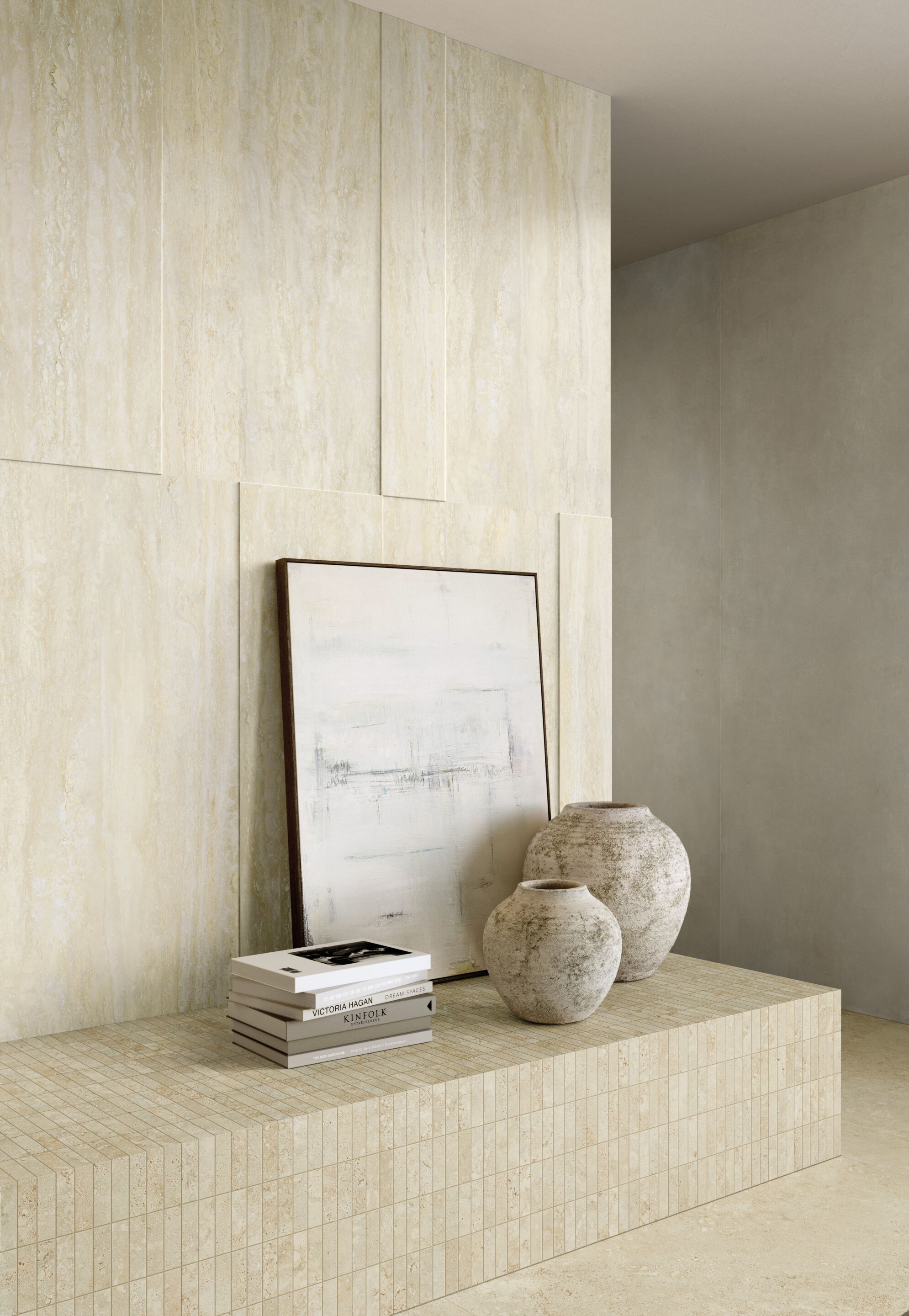 Напольное / керамогранит с эффектом травертина Italgraniti травертины ARCH-00114843 - Вид №3