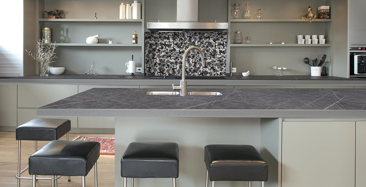 Столешницы для кухни - Пиетра грэй LIGRON LIST376 4060 - Вид №5