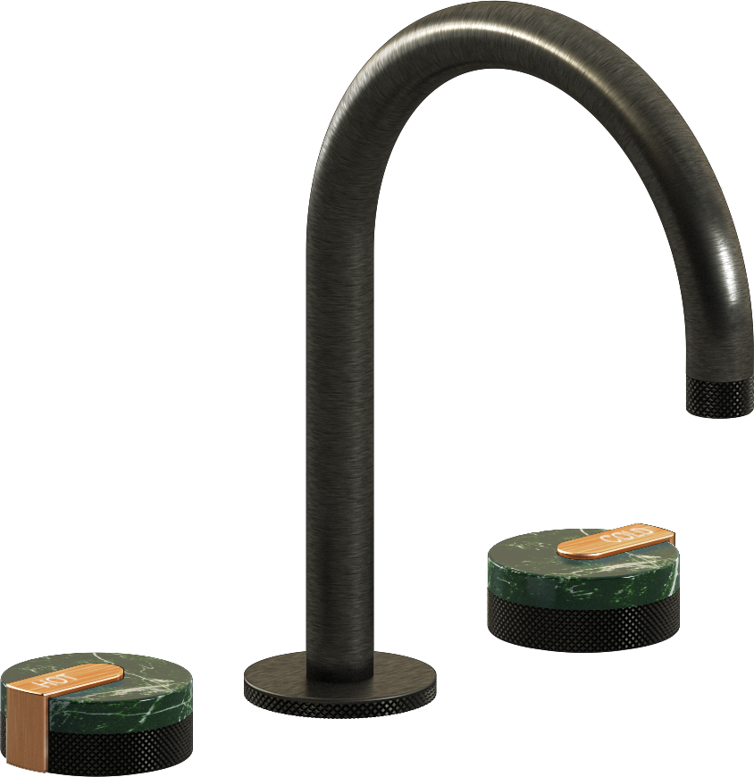 E-11512-R2MG-L1BRG-BOX Смеситель для умывальника на 3 отвертия GRAFF MOD+