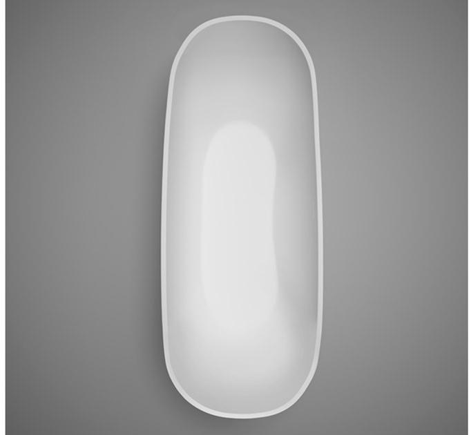 Blu Bathworks® Отдельностоящая овальная ванна цвета blue ∙ stone ™ Luna Bt0402n16 - Вид №1