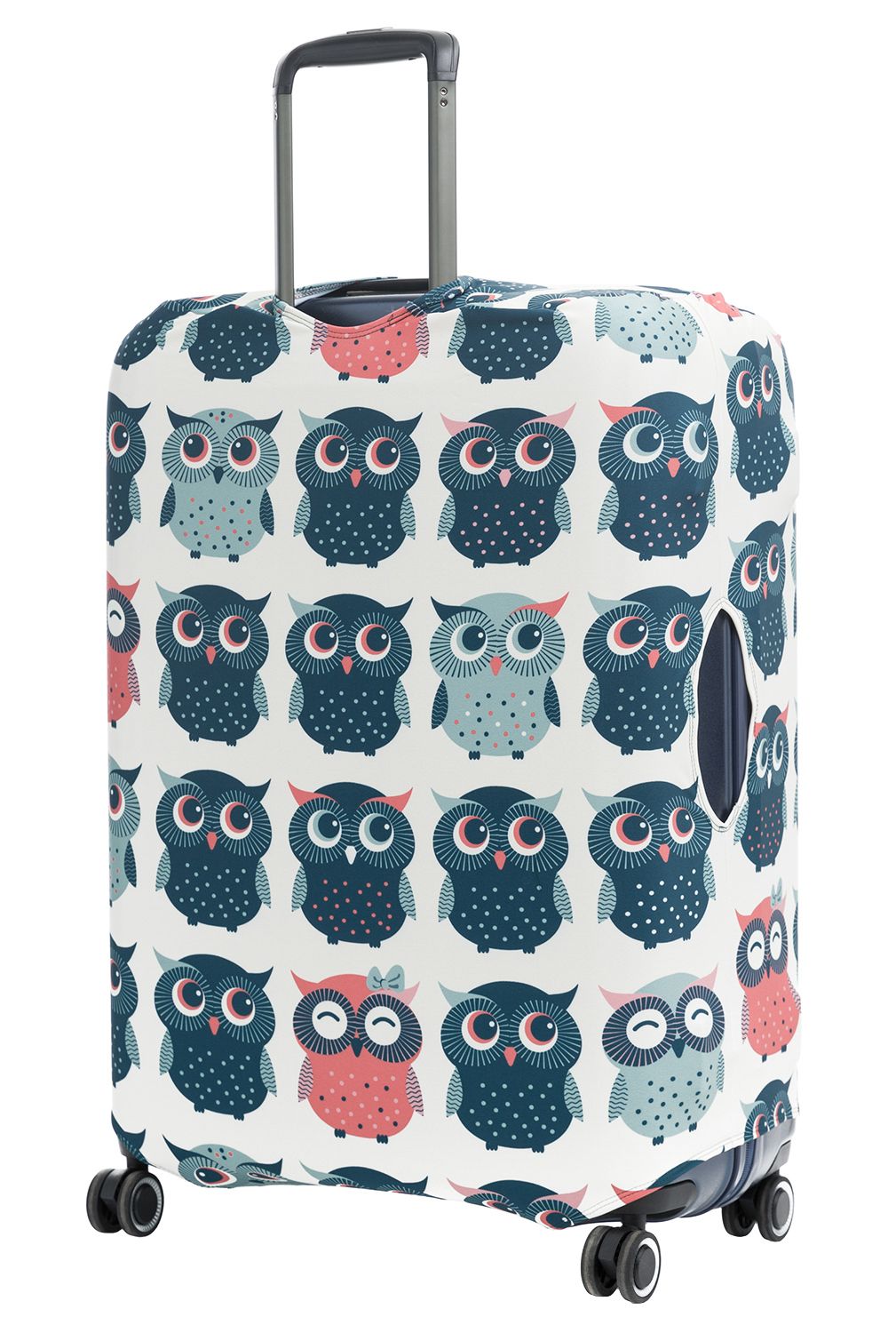 ECO Совушки XL Чехол для чемодана большой Fancy Armor ECO - Вид №1