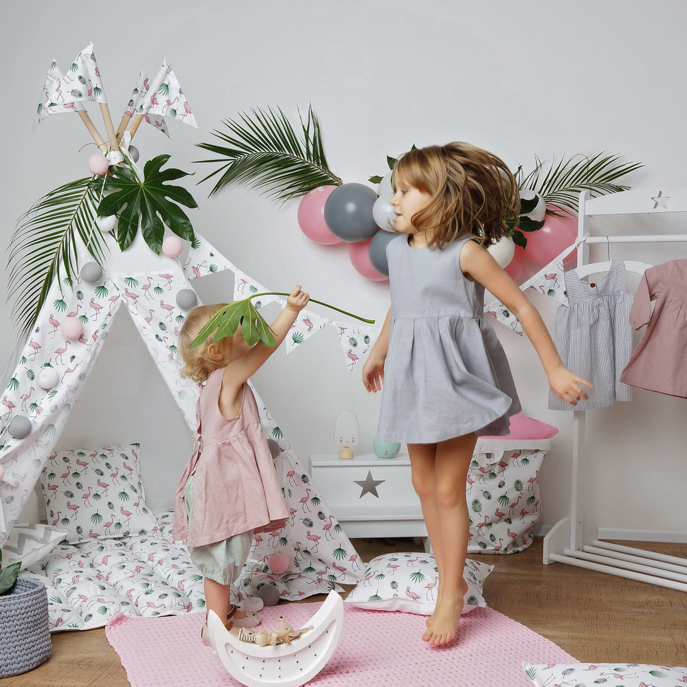 Коврик бомбон игровой Flamingo VAMVIGVAM FLAMINGO 281569 Белый;розовый Santreyd  - Вид №4