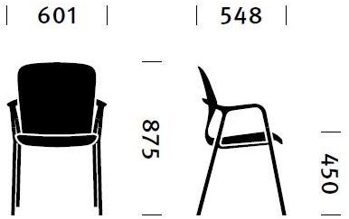 Herman Miller Стул с подлокотниками и колесиками Keyn sun-id-1473627 - Вид №7