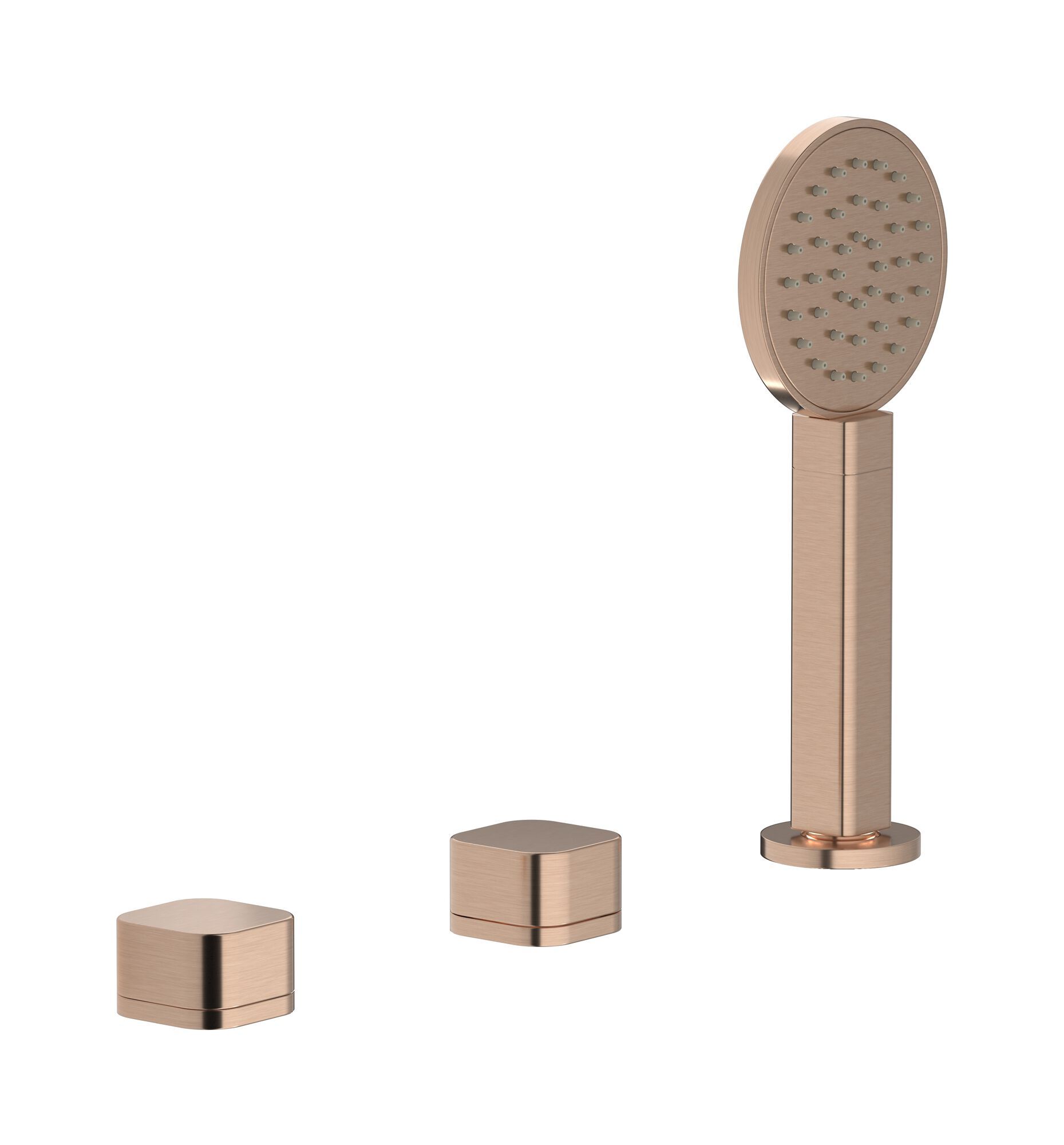 Встраиваемый смеситель для ванны с 3 отверстиями и ручным душем IB Elio ARCH-00084092 - Вид №11