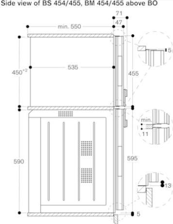 Gaggenau Комбинированная микроволновая печь Serie 400 Bm455100 - Вид №5