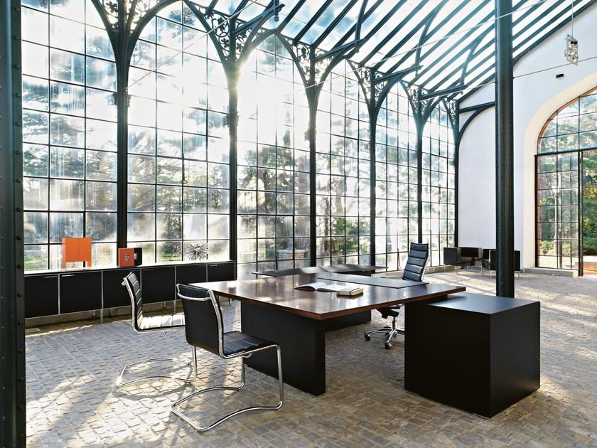 Sinetica Угловой модульный письменный стол из дерева Ego sun-id-1361366 - Вид №7