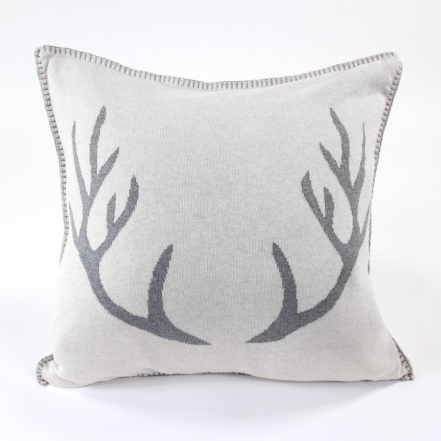 en_ny0054 Подушка с орнаментом deer, 45х45 см EnjoyMe 