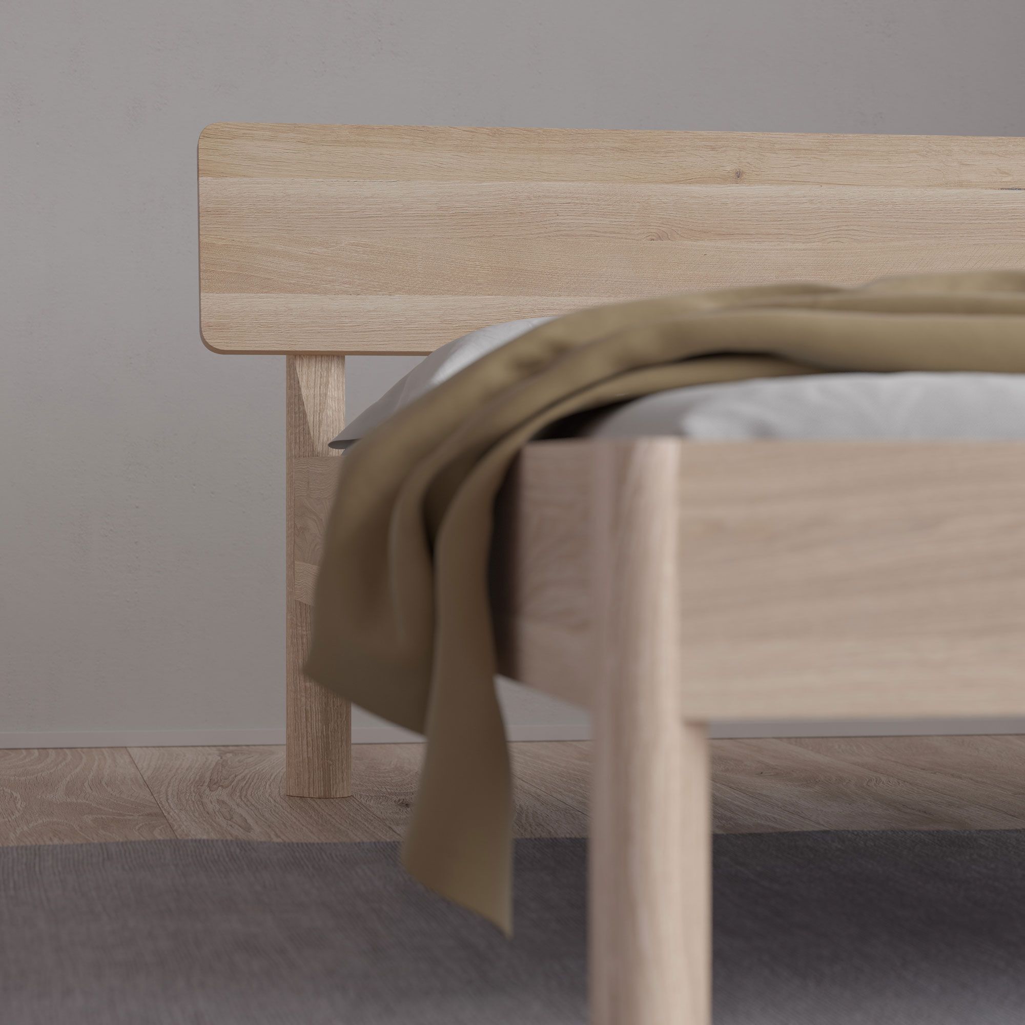 Двуспальная кровать из массива дерева Vitamin Design MOLLIS ARCH-00113755 - Вид №4