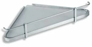 Угловая полка с ограждением Novaservis Metalia 4 6458.0 хром