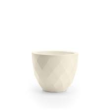 073081 Кашпо Nano матовое Ecru 12см Vondom Vases