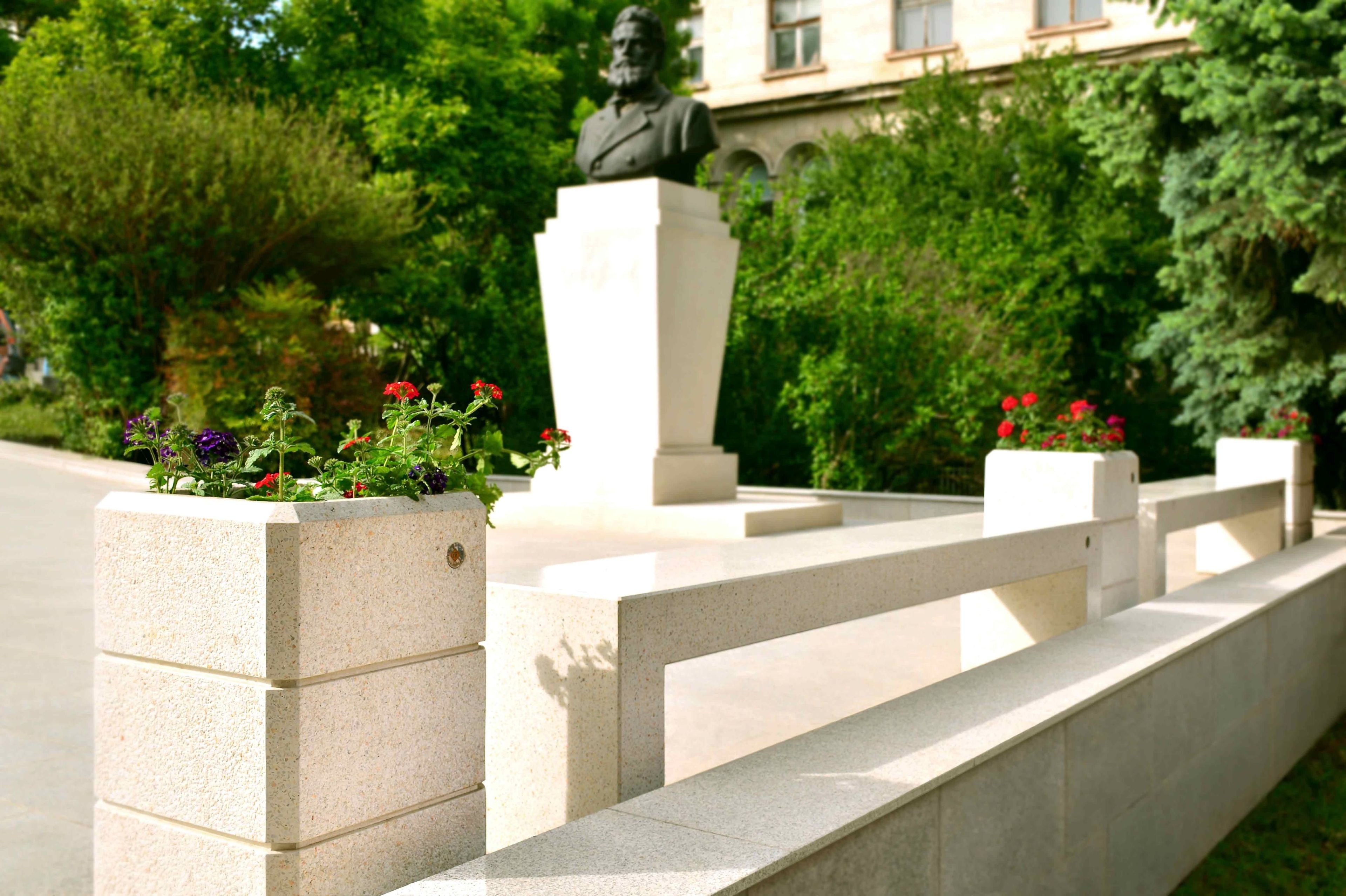 Бетонная квадратная плантатор ENCHO ENCHEV - ETE 76/77 ARCH-00079923 - Вид №7