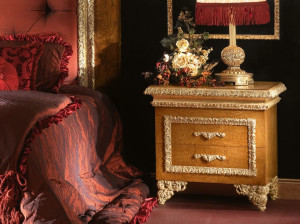 Прямоугольная тумбочка с ящиками