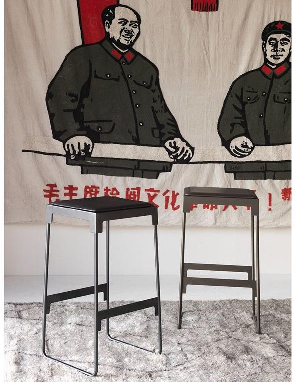 Driade Высокий табурет из стали с порошковым покрытием Mingx sun-id-1405861 - Вид №1