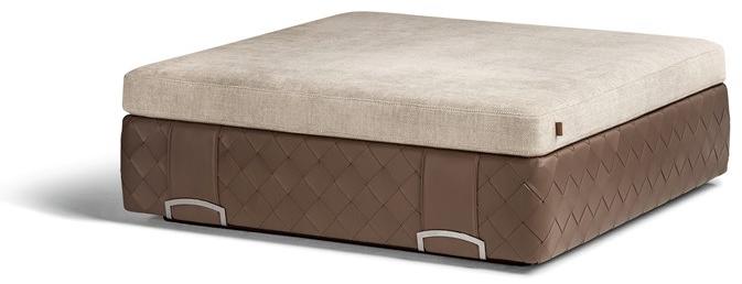 Poltrona Frau Квадратный пуф из ткани и кожи La collezione - mobili e complementi sun-id-1486823 - Вид №2