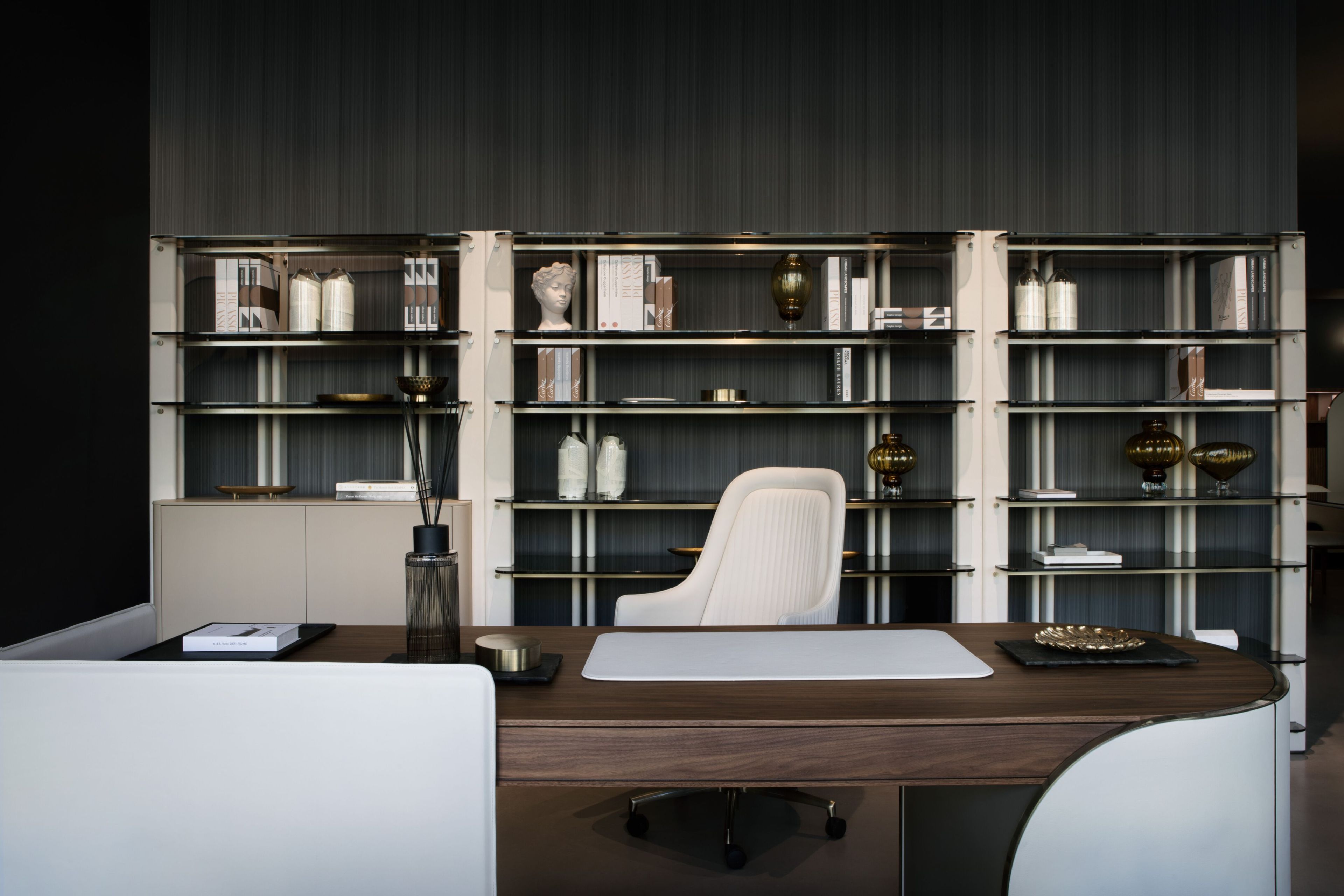 Деревянный двухсторонний книжный шкаф Capital Collection Diesis ARCH-00066794 - Вид №11