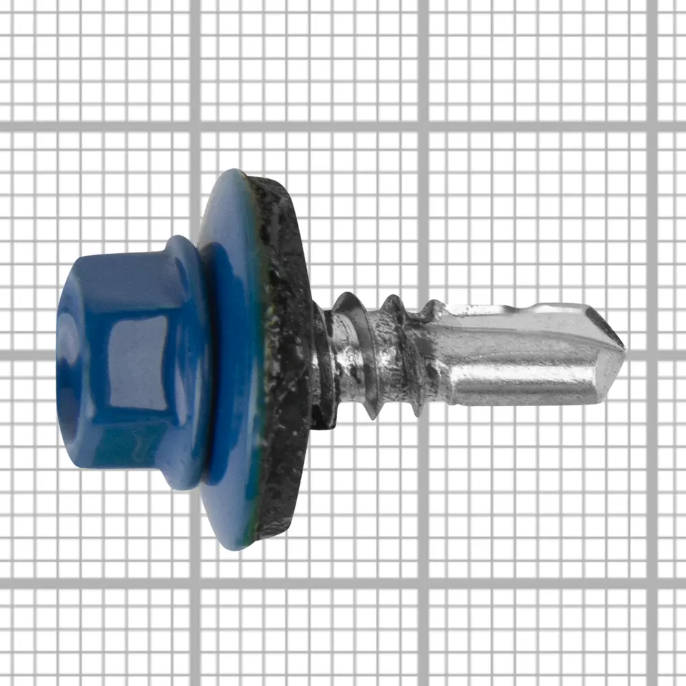 Кровельные саморезы STANDERS RAL5005 сверлоконечные синие 5.5x19, 120 шт. 82182098 STLM-2078497  - Вид №3