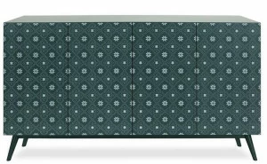 Barba design Буфет из лакированного hdf с распашными дверцами Tiles 63.a3