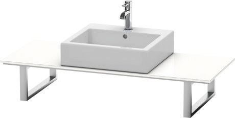 XL028C01818 X-Large Консоль для накладных раковин и встраиваемых умывальников Белый матовый, декор Duravit - Вид №2