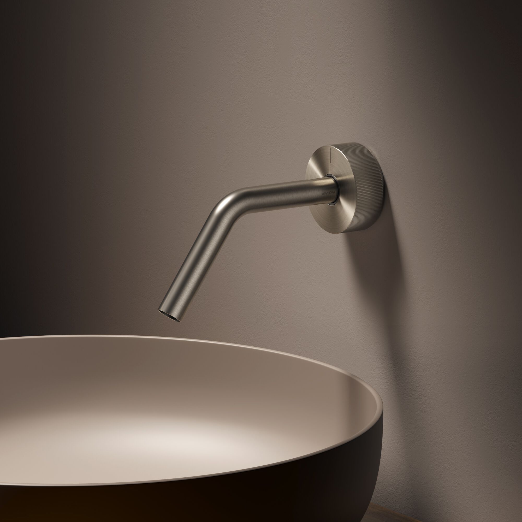 Настенный смеситель для раковины из нержавеющей стали Amphora Reel ARCH-00101177 - Вид №2
